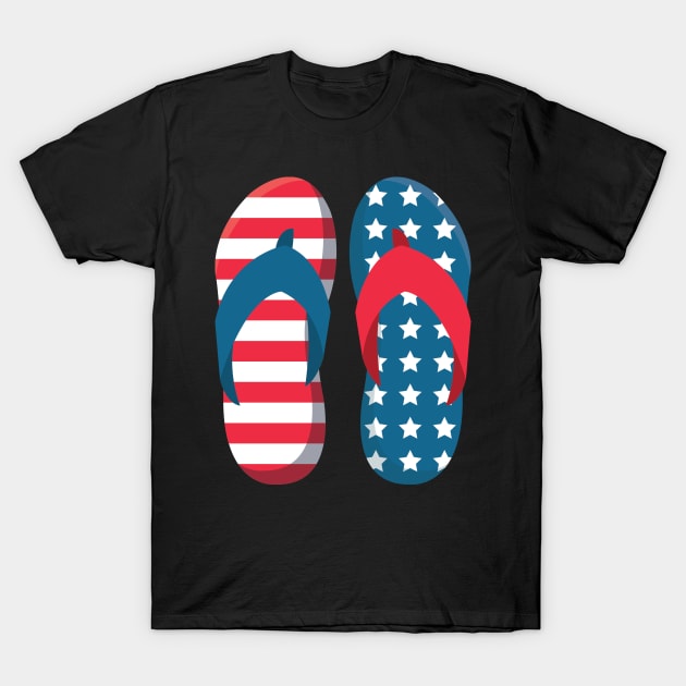 Funny Stars Slippers T-Shirt by Socity Shop